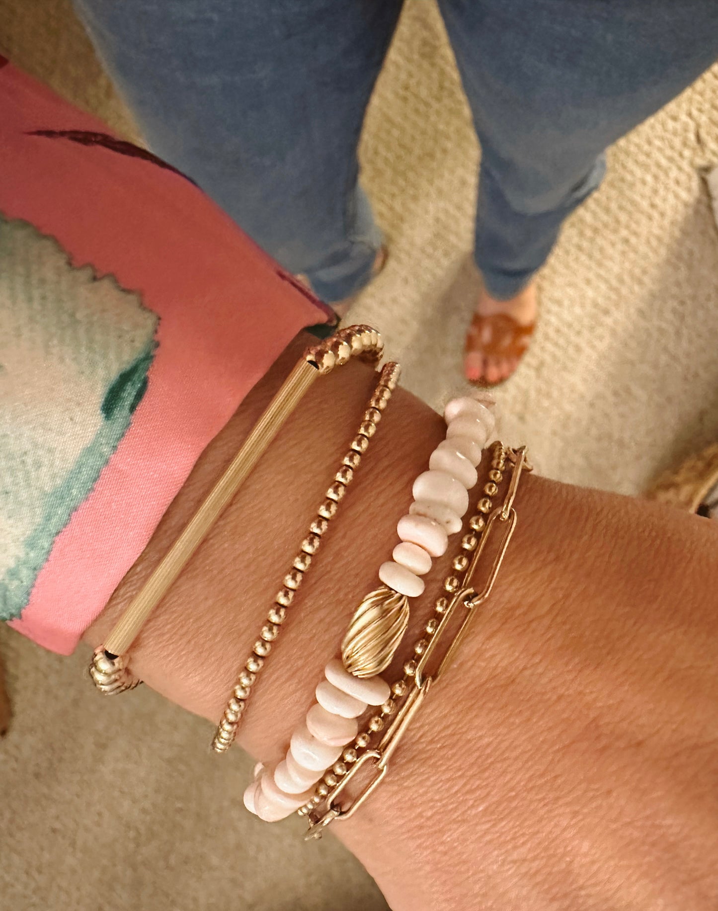 Gold Bar Bracelet