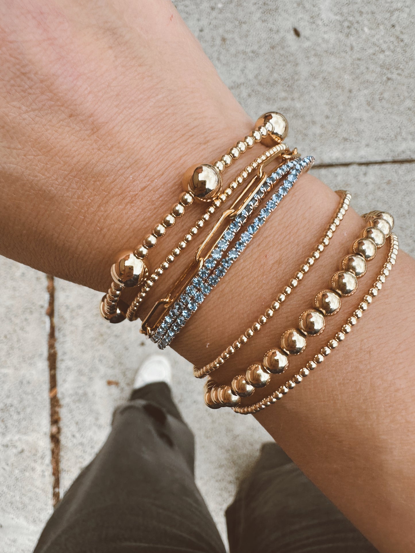 Paper Clip Chain Bracelet