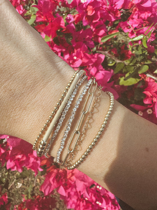 Gold Bar Bracelet