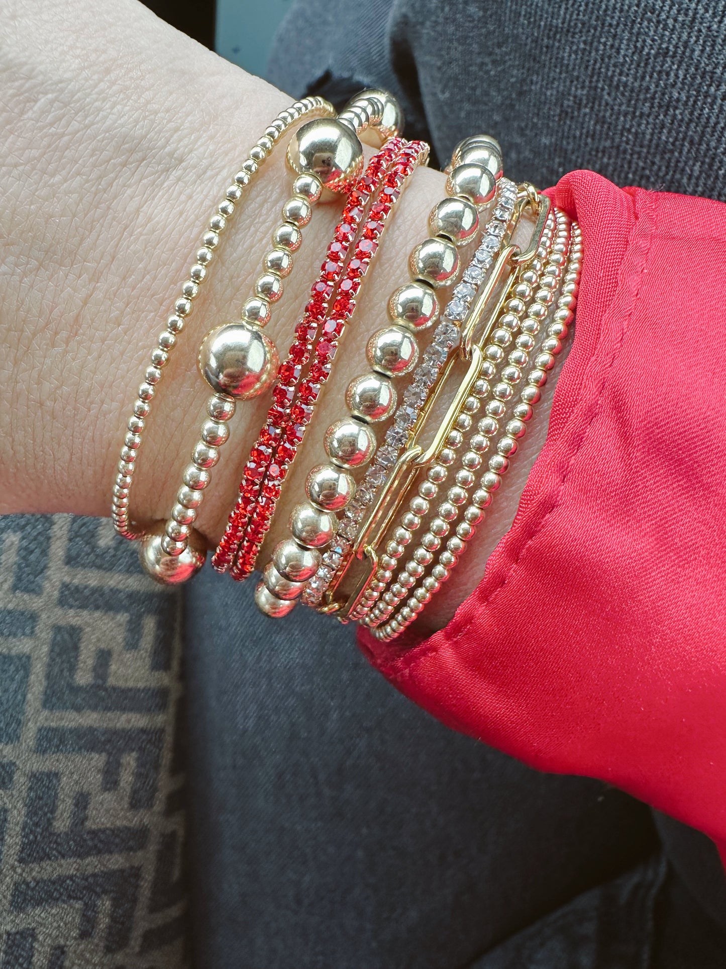 CZ Tennis Stretch Bracelet