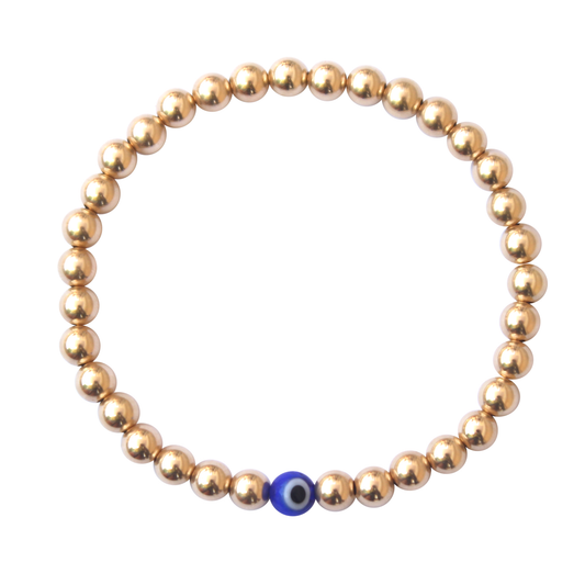Evil Eye Gold Bracelet