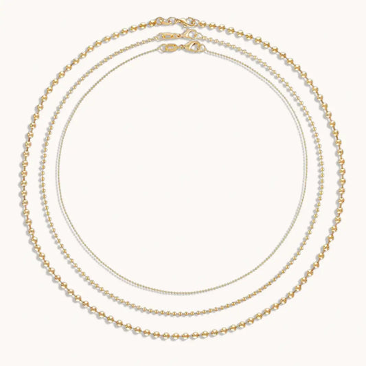 Gold Ball Necklace