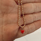Red Heart Necklace