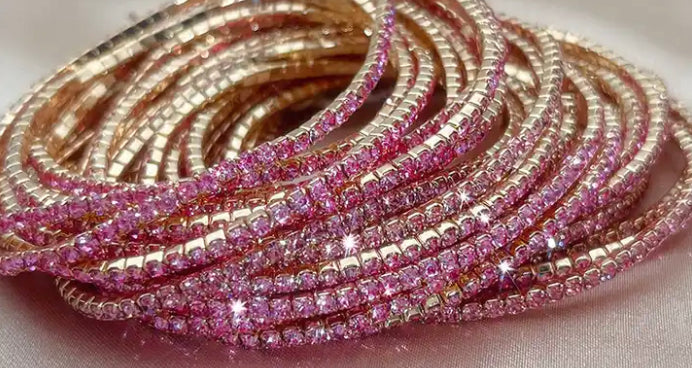 CZ Tennis Stretch Bracelet