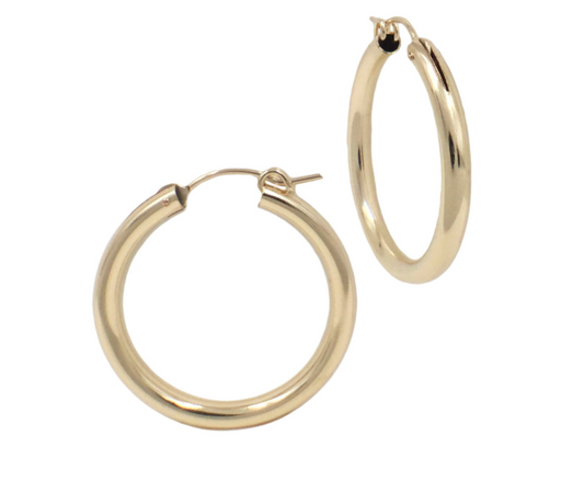 Gold Hoop Earrings