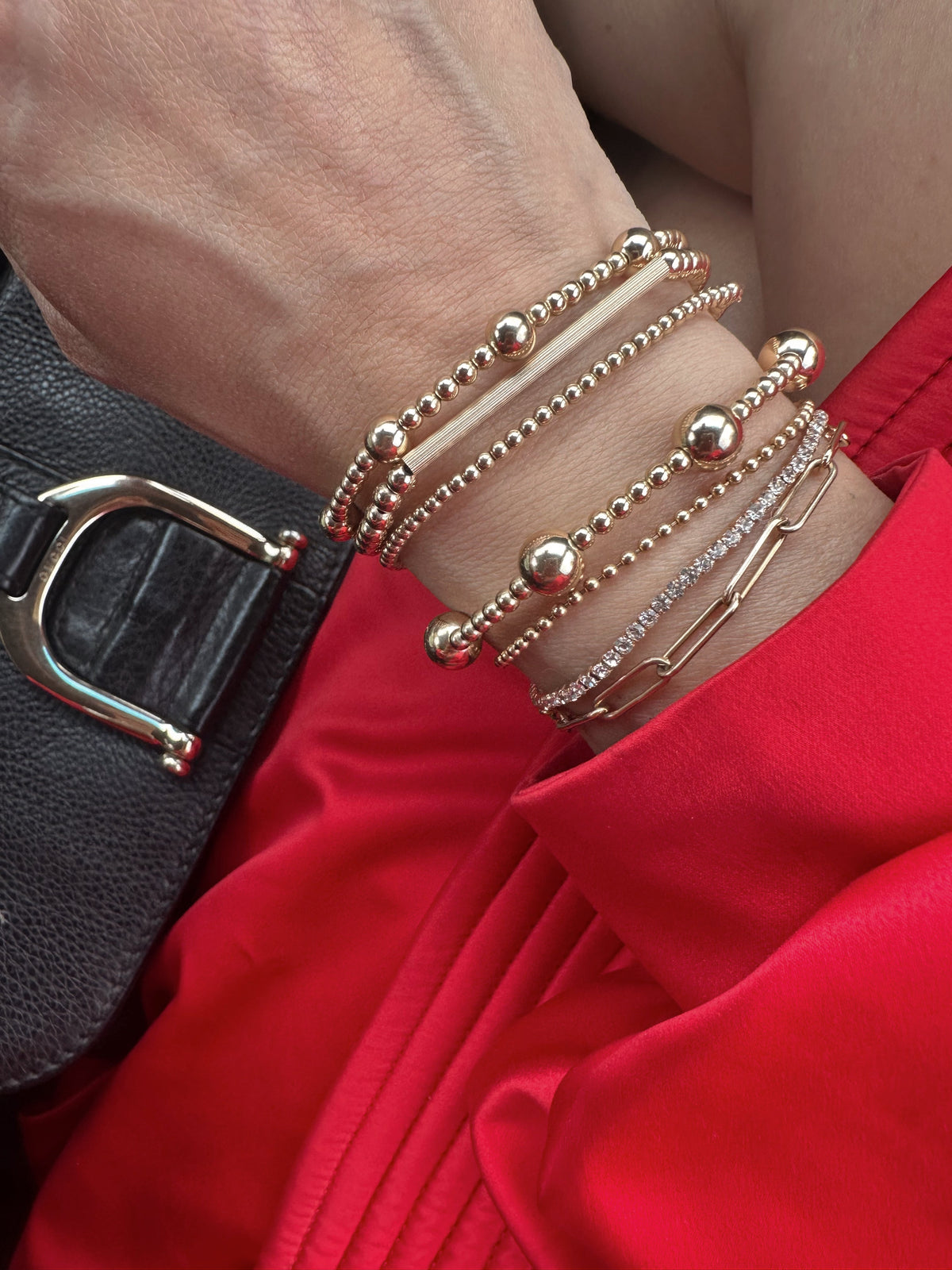 Paper Clip Chain Bracelet