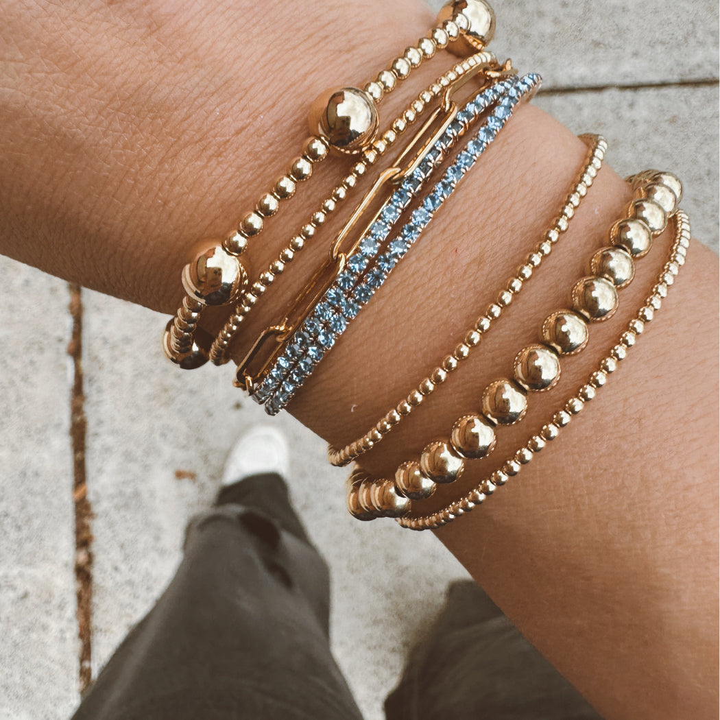 CZ Tennis Stretch Bracelet