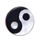 Yin Yang Charm — 4mm Gold Bead Bracelet