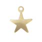 Star Charm — 3mm Gold Bead Bracelet