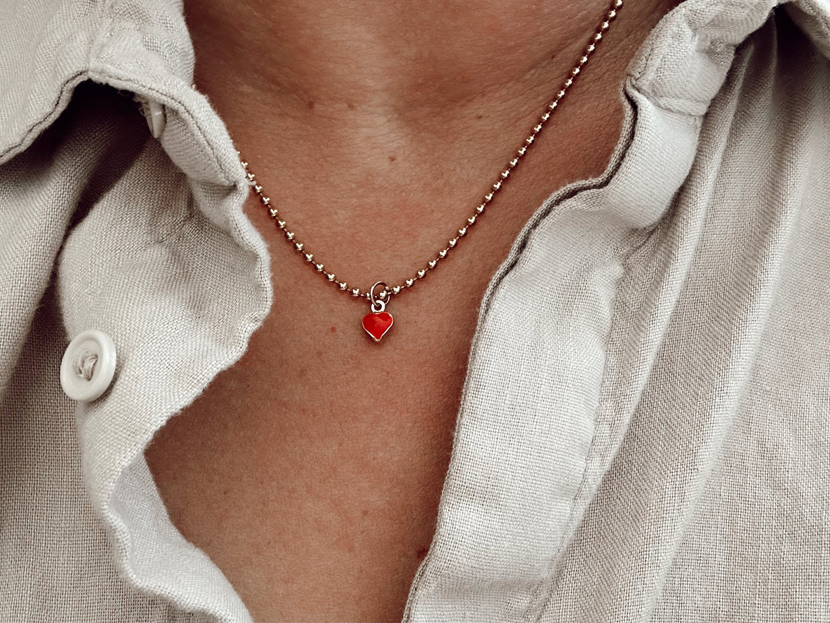 Red Heart Necklace
