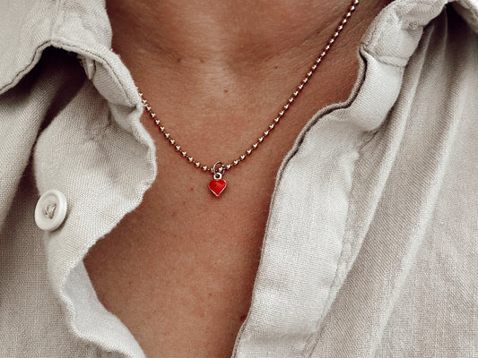 Red Heart Necklace