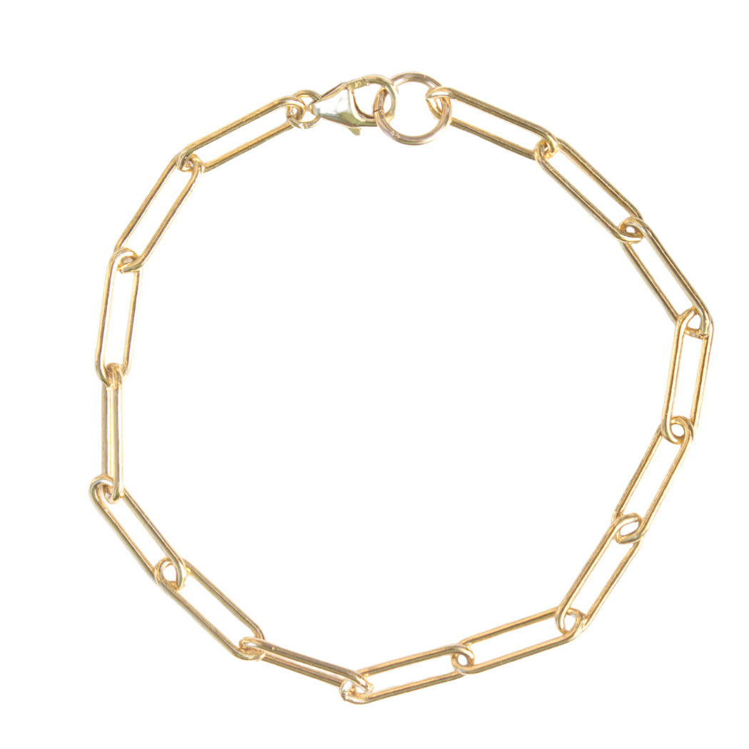 Paper Clip Chain Bracelet