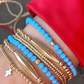 Turquoise & Oval Bars Stack