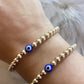 Evil Eye Gold Bracelet