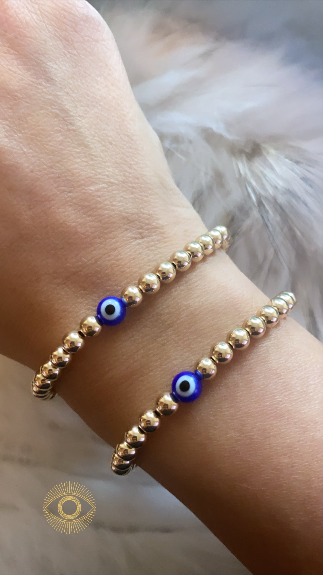 Evil Eye Gold Bracelet