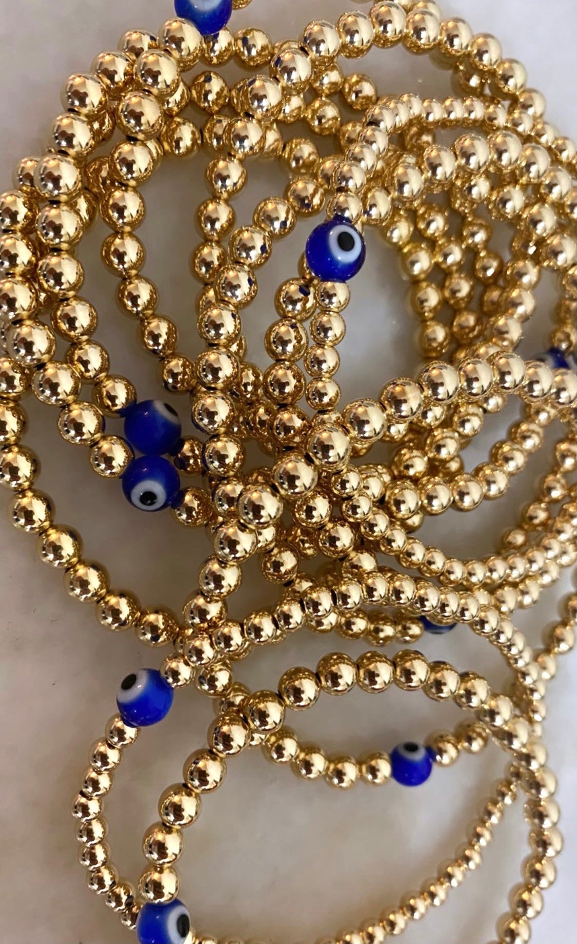 Evil Eye Gold Bracelet