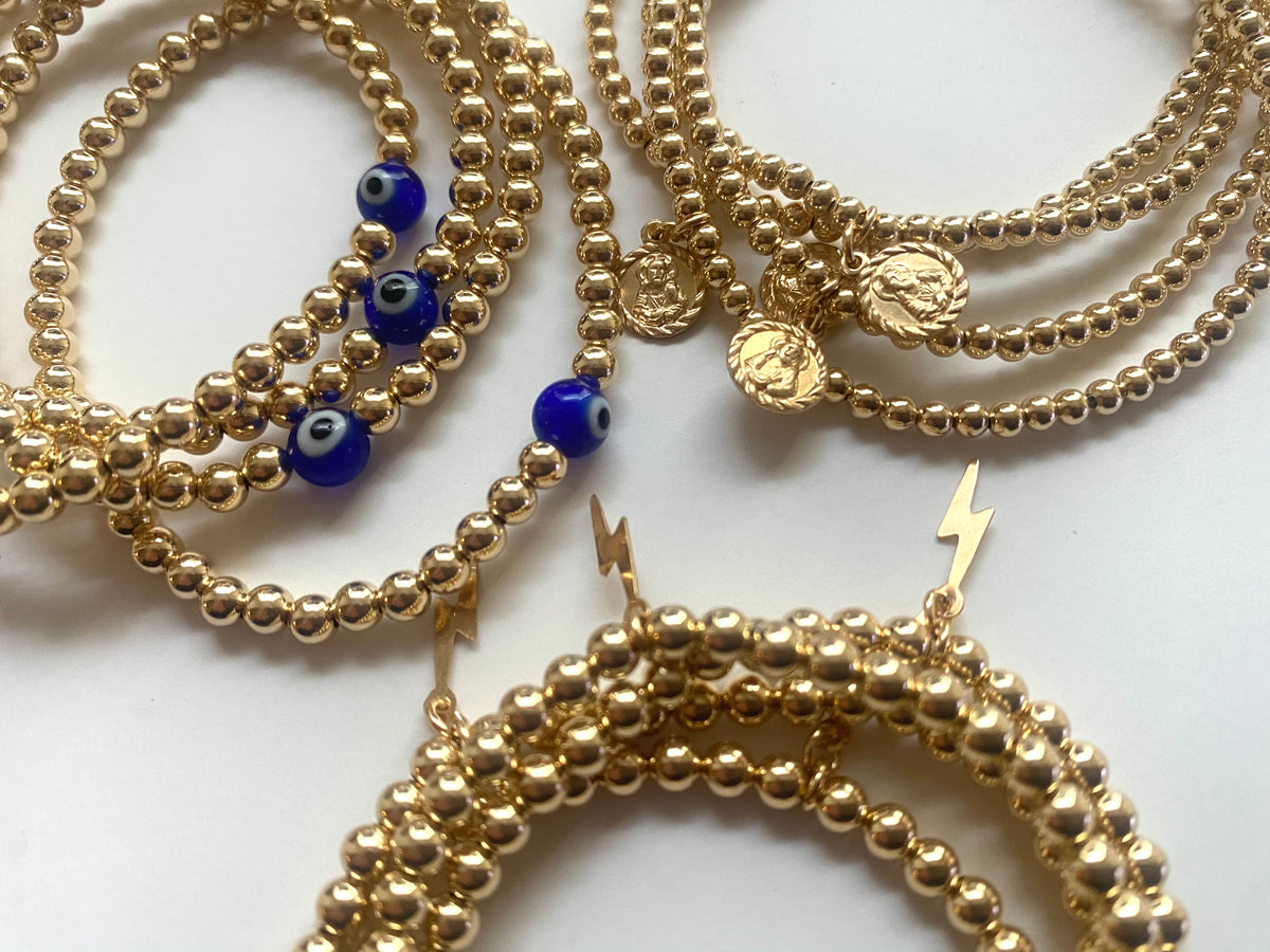 Evil Eye Gold Bracelet