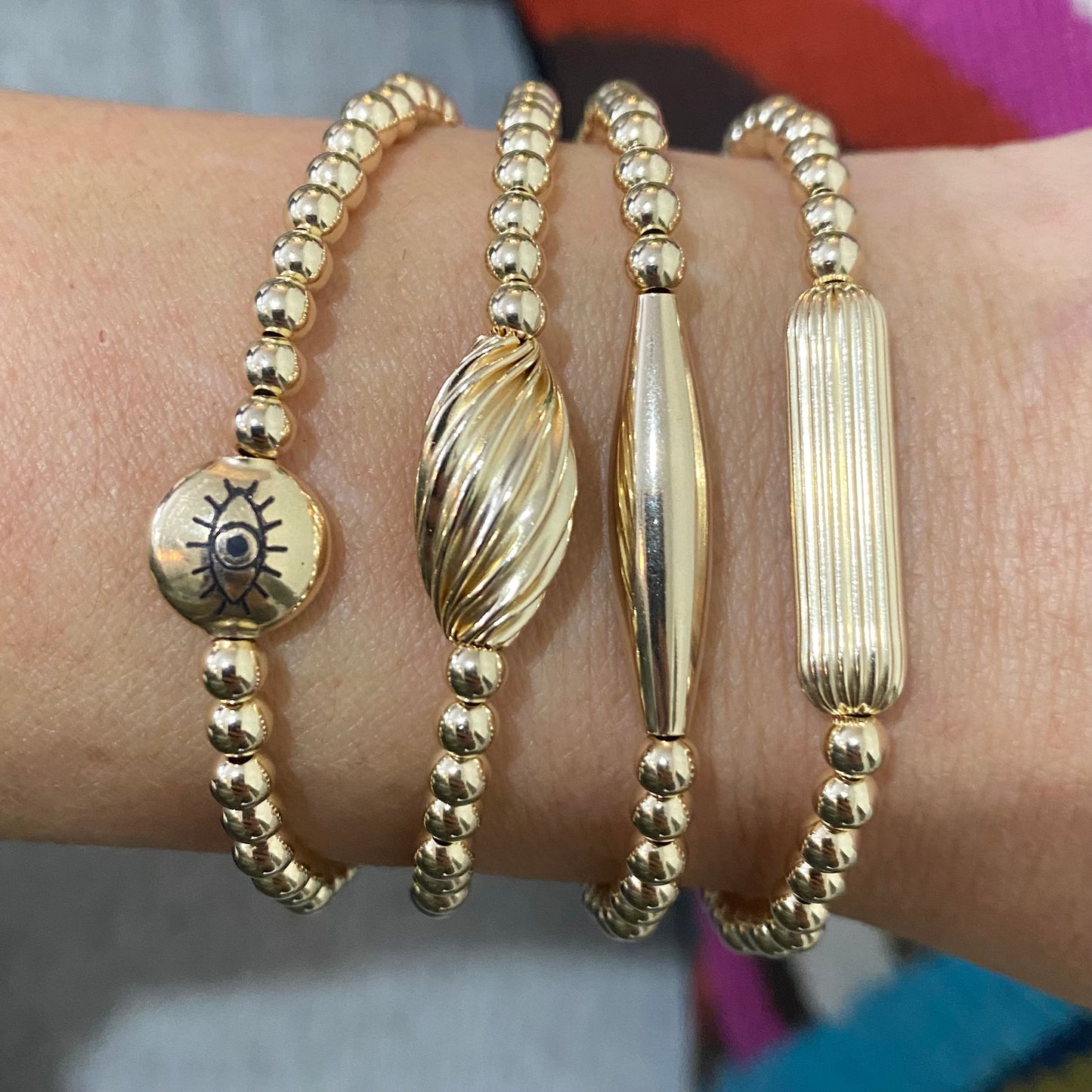 Lined Bar Bracelet