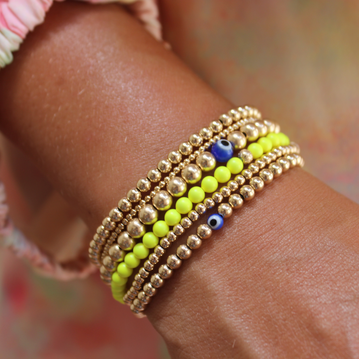 Evil Eye Gold Bracelet
